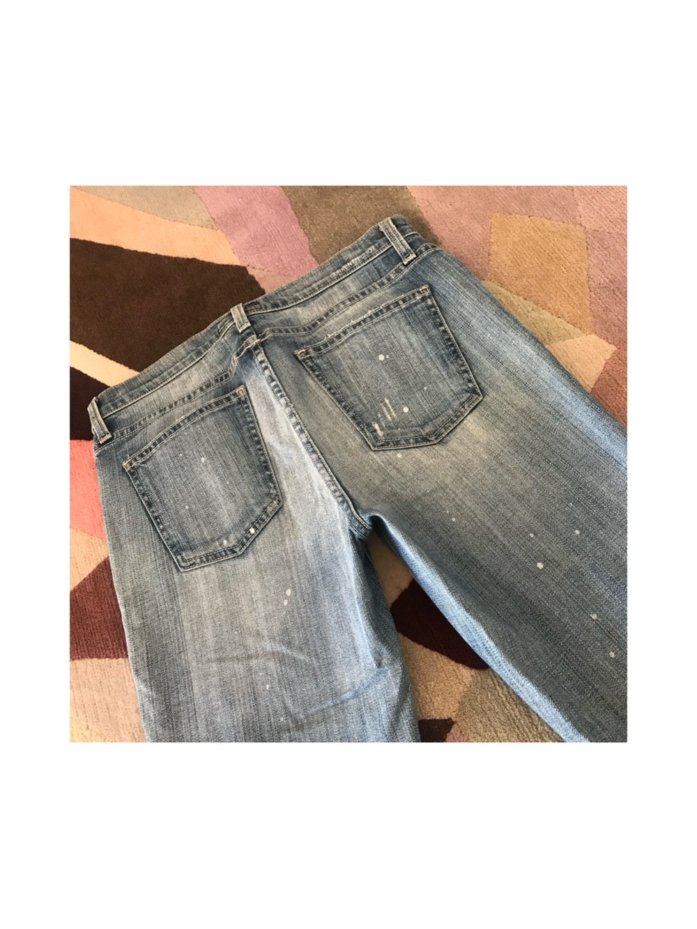 Current Elliott Paint Splatter Stiletto Jean Size 29 (Alt 28) - Picture 10 of 13